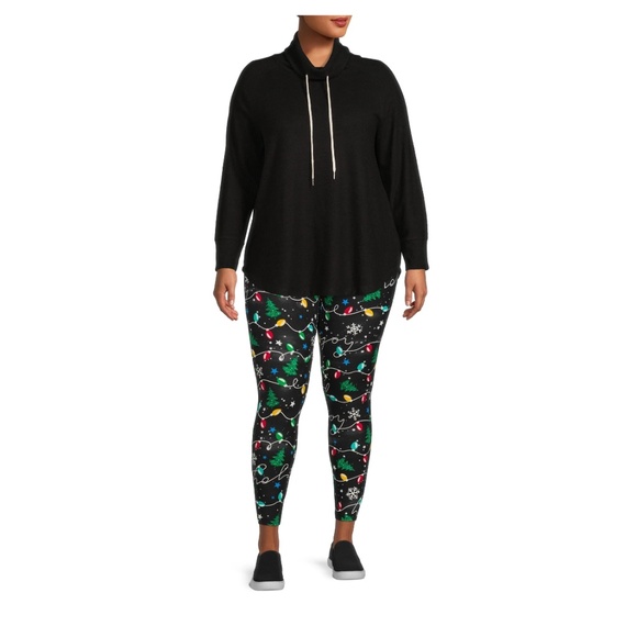 Terra and Sky Women’s Plus Size String Lights Leggings Size 1X (16W-18W) NEW - Picture 4 of 10